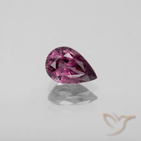 1.14ct Naturale Boysenberry Spinello, Forma a pera, VS