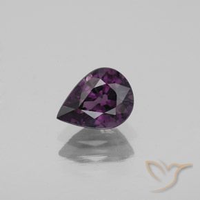 1.07ct Naturale Viola scuro Spinello, Forma a pera, VVS-VS