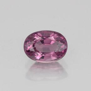 Spinello Boysenberry naturale da 0.93 ct, Taglio ovale, VVS