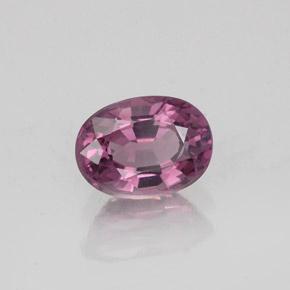 Spinello Boysenberry naturale da 0.93 ct, Taglio ovale, VVS