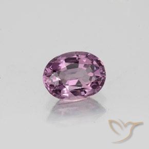 Spinello Viola chiaro naturale da 0.99 ct, Ovale, VVS