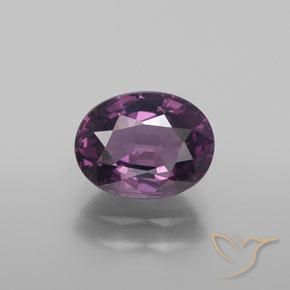 1.56ct Naturale Viola scuro Spinello, Ovale, VS