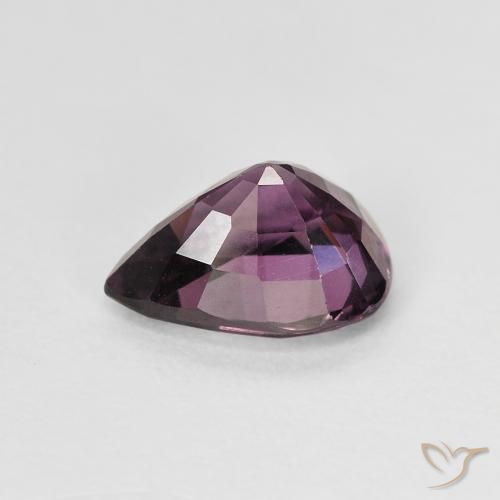 Spinello Viola medio naturale da 1.51 ct, Forma a pera, VVS-VS