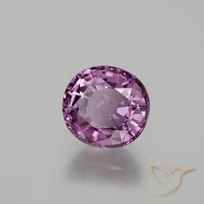 Spinello Viola chiaro naturale da 1.45 ct, Ovale, VS