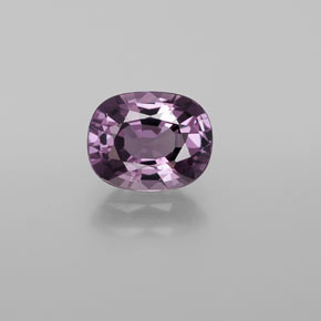 Spinello naturale porpora da 1,65 ct, taglio ovale, VS