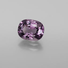 Spinello naturale porpora da 1,65 ct, taglio ovale, VS