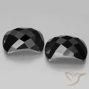 Gemme di Spinello Nero naturale da 27.19 ct, Taglio a fantasia, Opaco