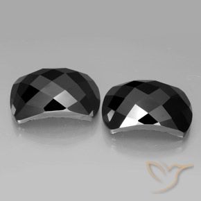 Gemme di Spinello Nero naturale da 26.18 ct, Taglio a fantasia, Opaco
