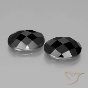 Gemme di Spinello Nero naturale da 14.03 ct, Ovale, Opaco