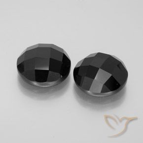 Gemme di Spinello Nero naturale da 14.22 ct, Rotondo, Opaco