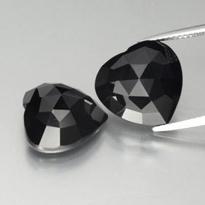 19.39ctw Naturale Nero Spinello, Cuore, Opaco