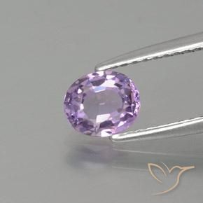0.71ct Naturale Rosa viola medio Spinello, Ovale, VVS-VS
