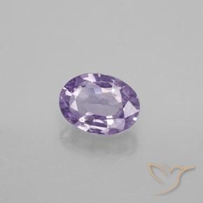 Spinello Viola chiaro naturale da 0.83 ct, Ovale, VS
