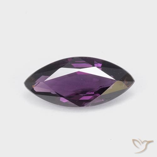 1.13ct Naturale Viola medio Spinello, Taglio marquise, VVS