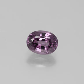 Spinello naturale porpora da 1,60 ct, taglio ovale, VS