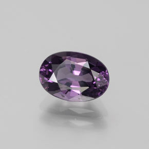 Spinello naturale porpora da 1,48 ct, taglio ovale, VVS