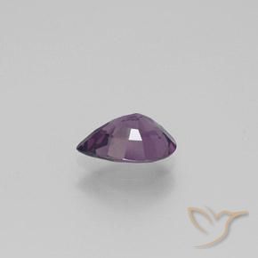 Spinello Viola scuro naturale da 1.61 ct, Forma a pera, VS