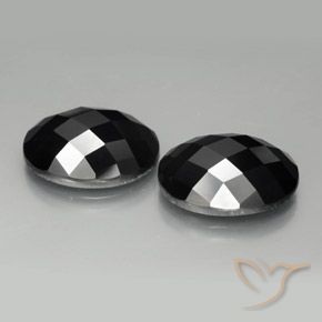 Gemme di Spinello Nero naturale da 20.90 ct, Ovale, Opaco