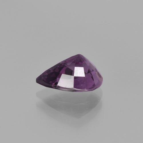 Spinello naturale viola da 1,30 ct, taglio a pera, VVS-VS