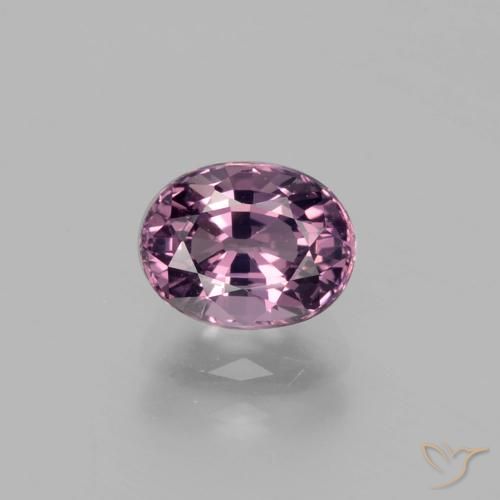 Spinello naturale viola da 1,32 ct, taglio ovale, VVS-VS
