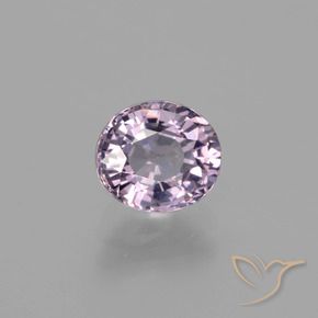 Spinello Viola chiaro naturale da 1.10 ct, Ovale, VVS-VS