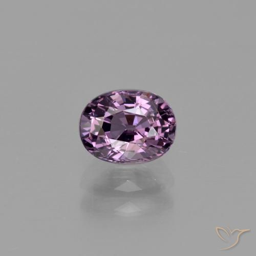 1.00ct Naturale Viola d'uva Spinello, Ovale, VS