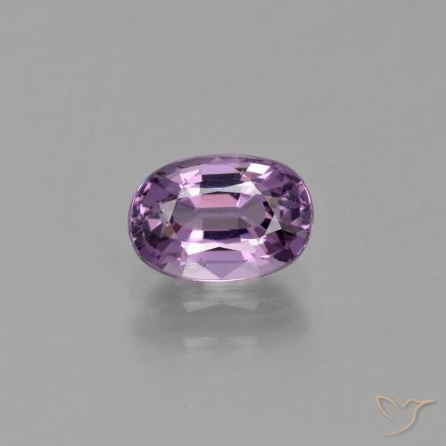 Spinello Viola medio-scuro naturale da 1.12 ct, Ovale, VS