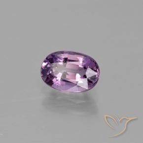 Spinello Viola medio-scuro naturale da 1.12 ct, Ovale, VS