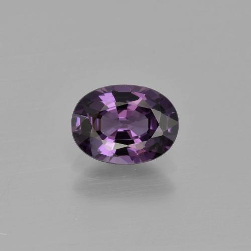 Spinello Viola medio naturale da 1.13 ct, Taglio ovale, VVS