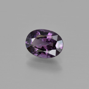 Spinello Viola medio naturale da 1.13 ct, Taglio ovale, VVS