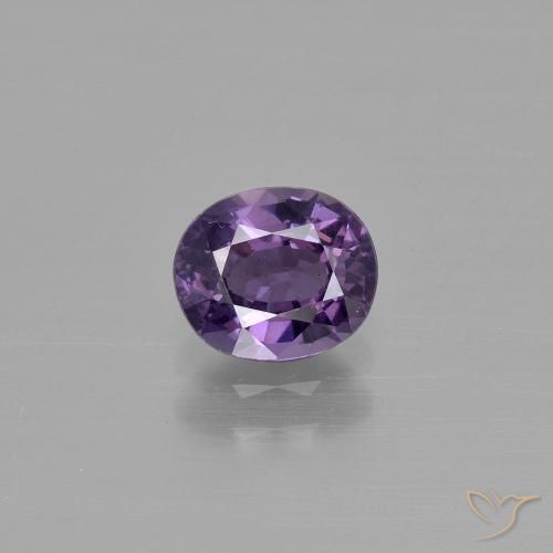 1.01ct Naturale Viola medio Spinello, Ovale, VS