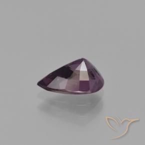 Spinello Viola scuro naturale da 1.10 ct, Forma a pera, VVS