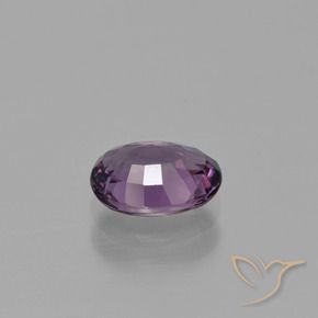 Spinello Viola scuro naturale da 1.17 ct, Ovale, VVS