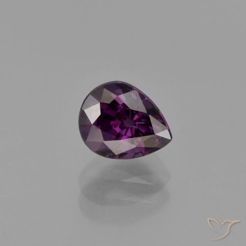 1.05ct Naturale Viola scuro Spinello, Forma a pera, VVS-VS