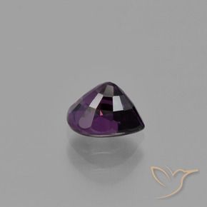 Spinello Viola scuro naturale da 1.05 ct, Forma a pera, VVS-VS