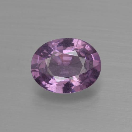 Spinello naturale porpora da 1,43 ct, taglio ovale, VS
