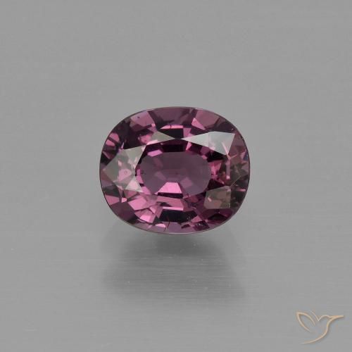 1.04ct Naturale Viola medio Spinello, Ovale, VS