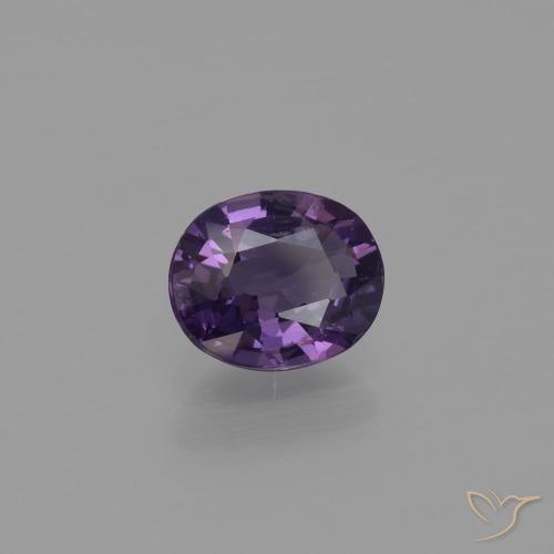 Spinello Violetta d'uva naturale da 1.00 ct, Ovale, VS-SI