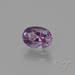 Spinello Viola scuro naturale da 1.02 ct, Ovale, VVS-VS