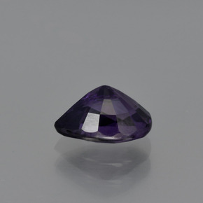 Spinello Viola scuro naturale da 1.14 ct, Forma a pera, VVS