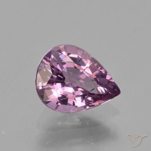 1.05ct Naturale Viola grigio Spinello, Forma a pera, VS, Photo A