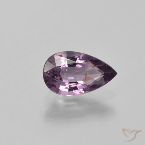 1.26ct Naturale Viola grigio Spinello, Forma a pera, VS-SI