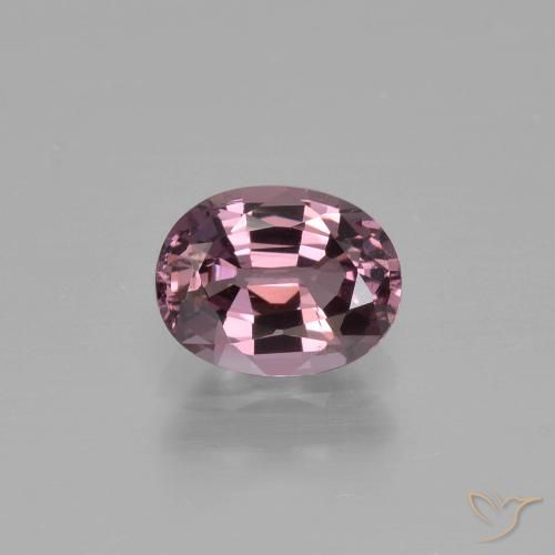 0.90ct Naturale Viola medio Spinello, Ovale, VS