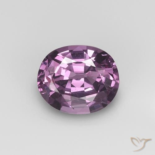 1.00ct Naturale Viola scuro Spinello, Ovale, VS