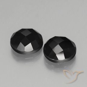 Gemme di Spinello Nero naturale da 9.78 ct, Rotondo, Opaco
