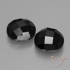 Gemme di Spinello Nero naturale da 8.93 ct, Rotondo, Opaco