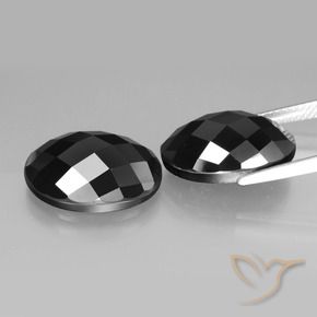 Gemme di Spinello Nero naturale da 21.23 ct, Ovale, Opaco