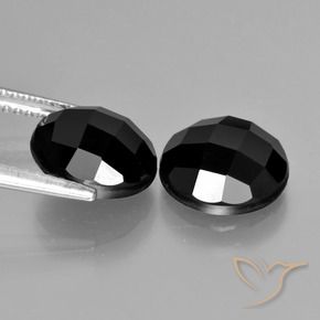 Gemme di Spinello Nero naturale da 6.49 ct, Rotondo, Opaco