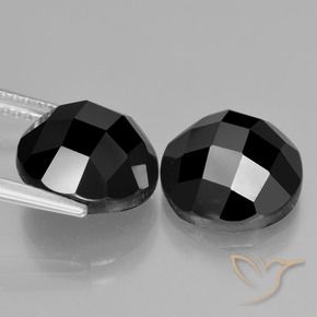 Gemme di Spinello Nero naturale da 9.97 ct, Rotondo, Opaco