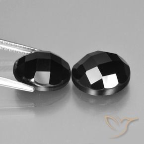Gemme di Spinello Nero naturale da 9.00 ct, Rotondo, Opaco